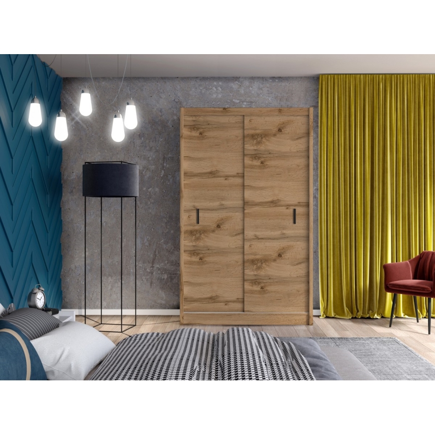 Szafa przesuwna SAPHIRA 150x215 cm dąb wotan