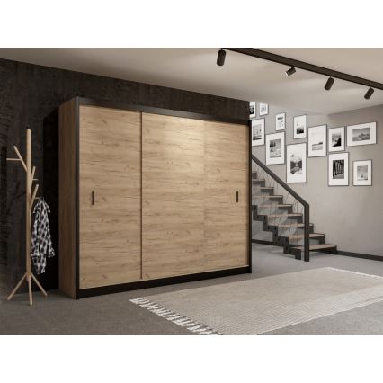 Szafa przesuwna SAPHIRA 250x215 cm dąb craft