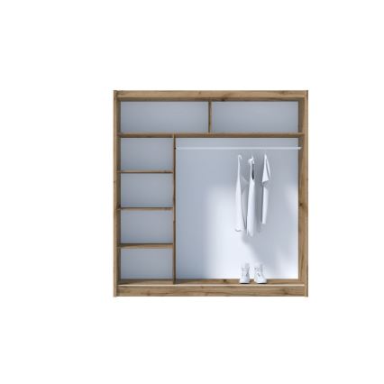 Szafa SABRINA 203x215 cm dąb woltan