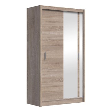 Szafa ubraniowa z lustrem SABRINA 120x215 cm dąb sonoma