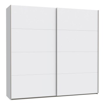 Szafa z lustrem KARO 220x210 cm biała