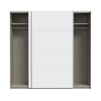 Szafa z lustrem KARO 220x210 cm biała
