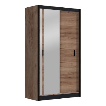 Szafa z lustrem SABRINA 120x215 cm dąb craft