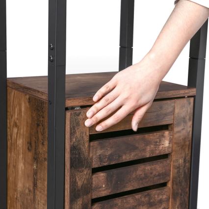 Szafka FIRA brązowo-czarna