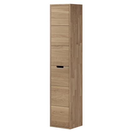 Szafka łazienkowa GRIBSKOV 175 cm beżowa/dąb