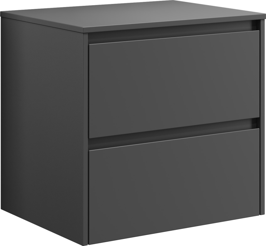 Szafka łazienkowa TRONDHEIM pod umywalkę 60 cm antracyt