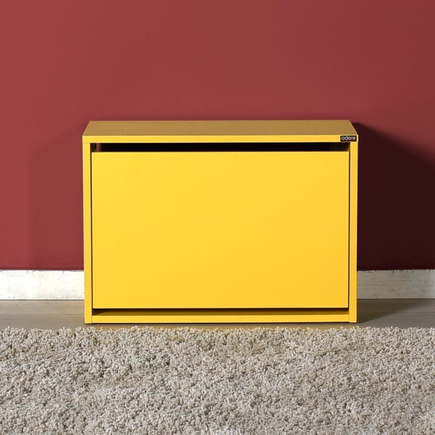 Szafka na buty 42x60 cm żółta