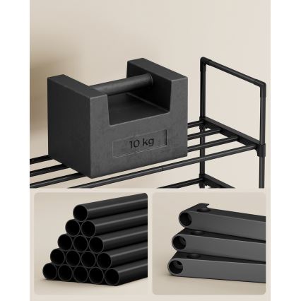 Szafka na buty ALVORO czarna