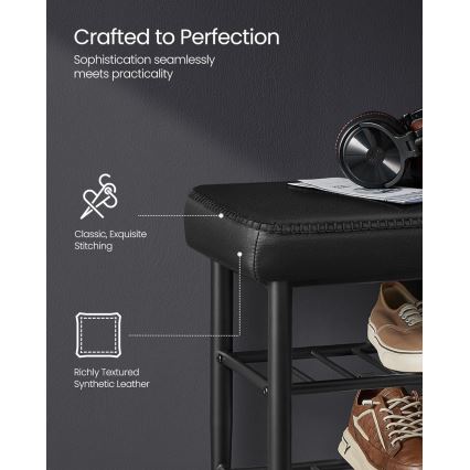 Szafka na buty ANDOR czarna