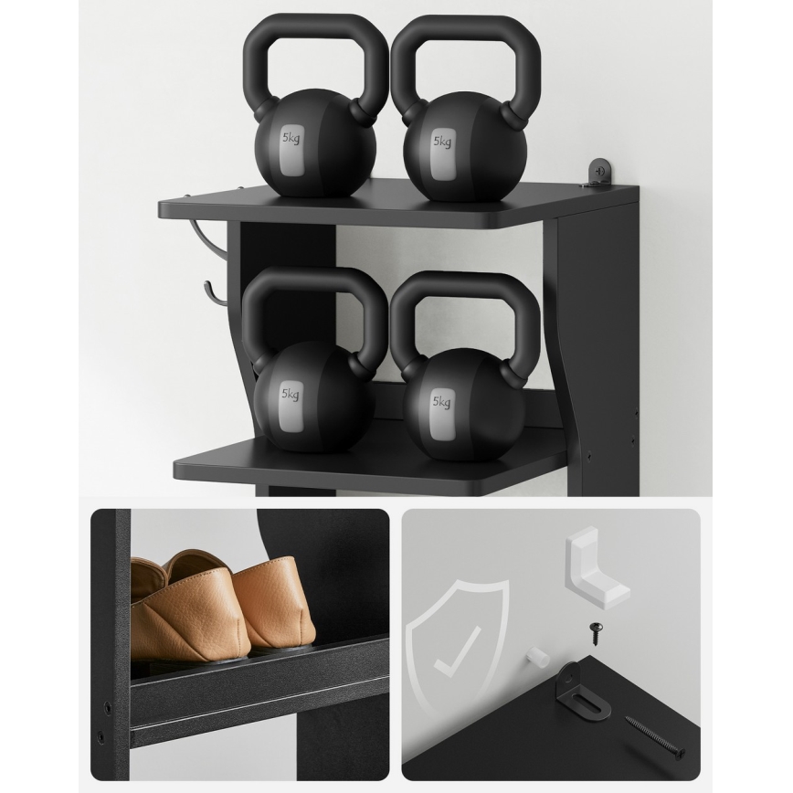 Szafka na buty BOTARO czarna