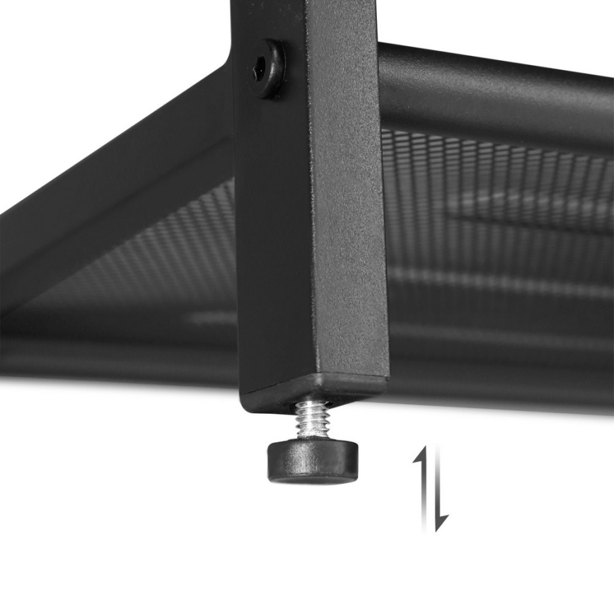 Szafka na buty DAVOR brązowa/czarna