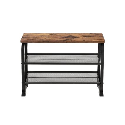 Szafka na buty DAVOR brązowa/czarna