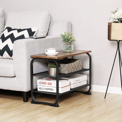 Szafka na buty DAVOR brązowo-czarna