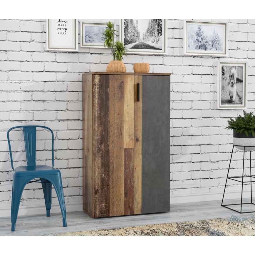 Szafka na buty ETON brąz/antracyt