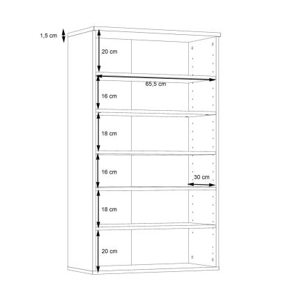 Szafka na buty ETON brąz/antracyt