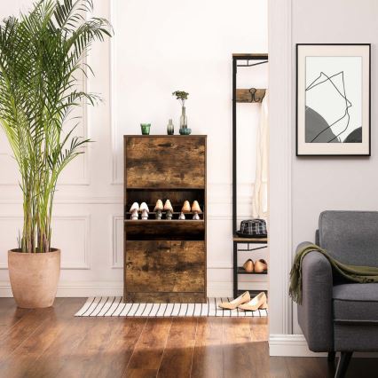 Szafka na buty FIRA brązowa