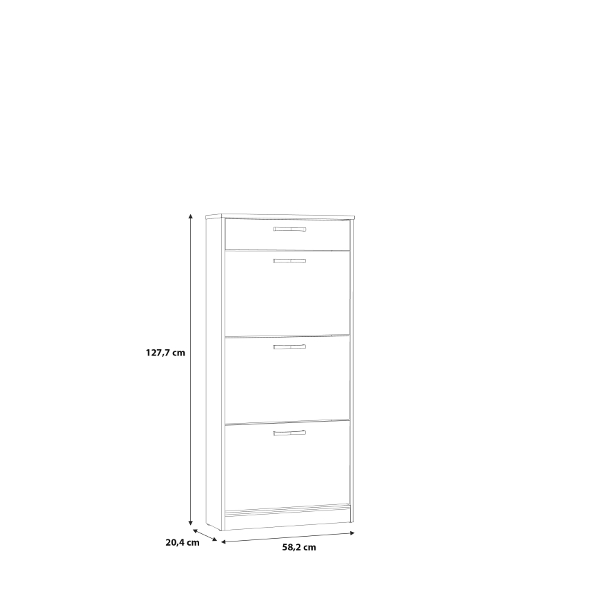 Szafka na buty KAVI dąb artisan