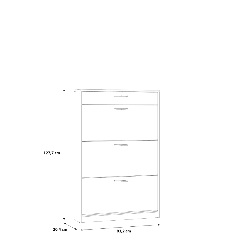 Szafka na buty KAVI dąb artisan