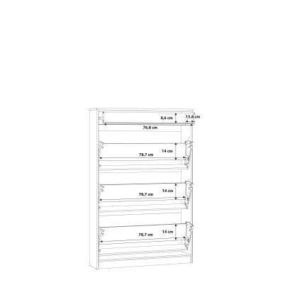 Szafka na buty KAVI dąb artisan