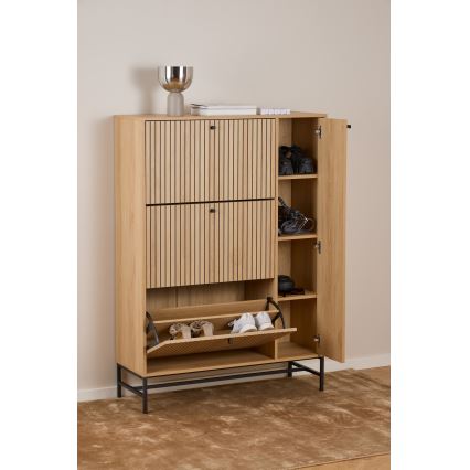 Szafka na buty OLIVIA 99x140x35 cm dąb