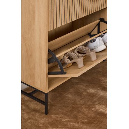 Szafka na buty OLIVIA 99x140x35 cm dąb