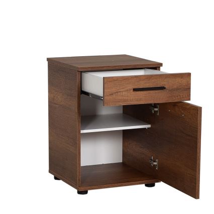 Szafka nocna 57x40 cm brązowa