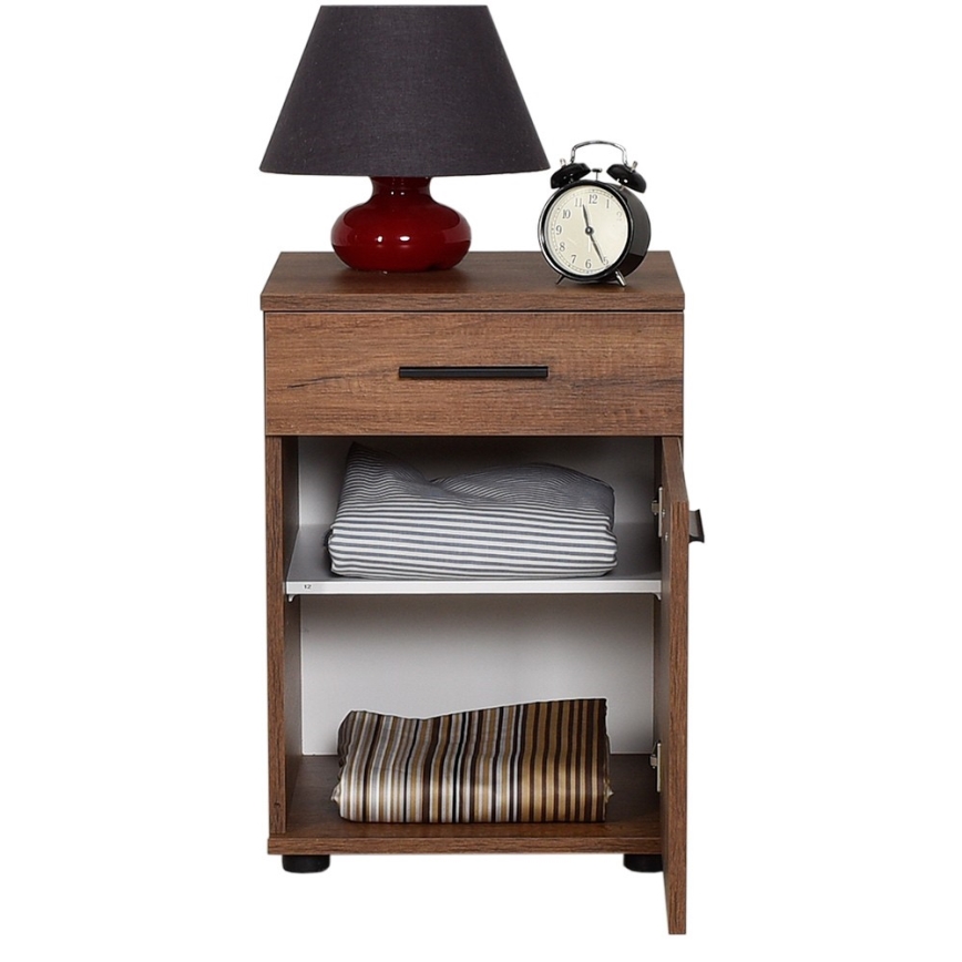 Szafka nocna 57x40 cm brązowa