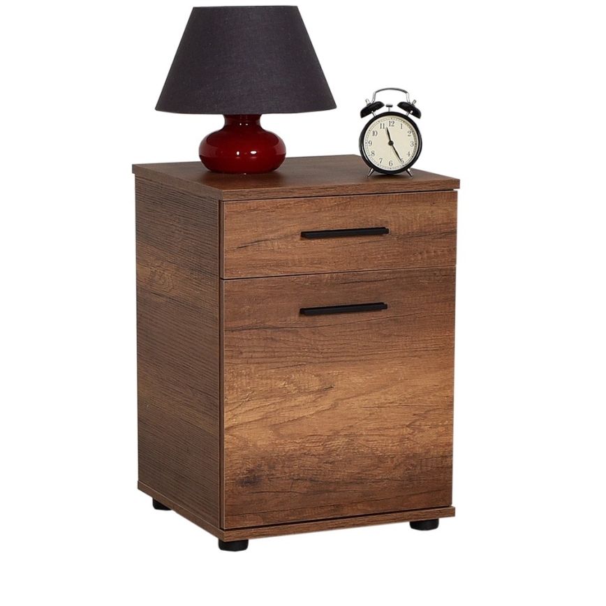 Szafka nocna 57x40 cm brązowa