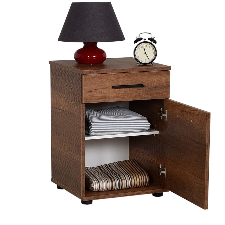 Szafka nocna 57x40 cm brązowa