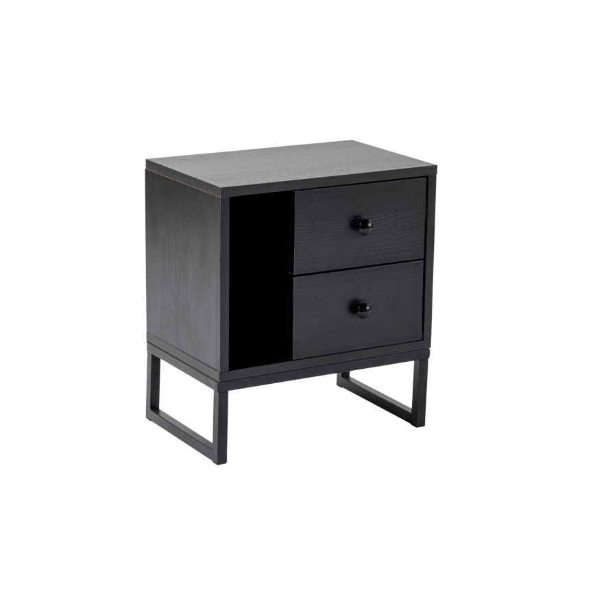 Szafka nocna GLIMMER 50x45,2 cm czarny