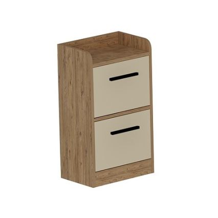 Szafka nocna LUSES 79,4x45 cm sosna atlantic/beżowa
