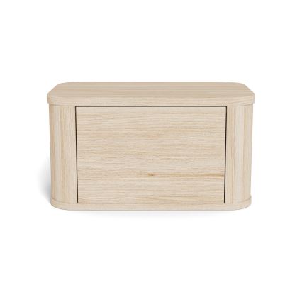 Szafka nocna MADERA 46x30 cm biały dąb