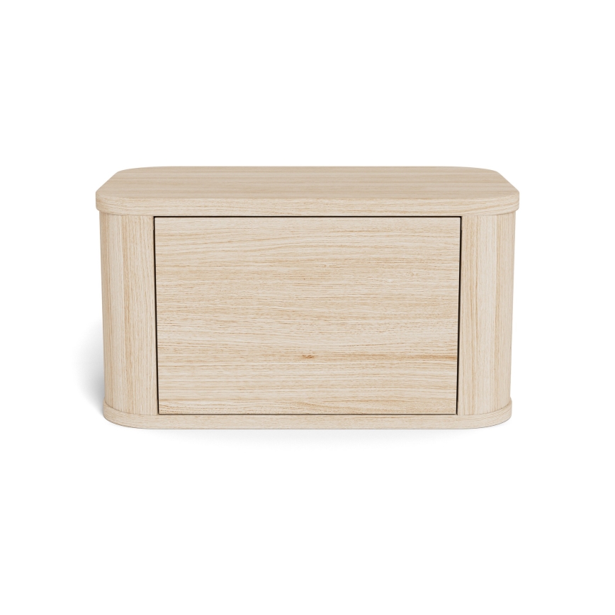 Szafka nocna MADERA 46x30 cm biały dąb