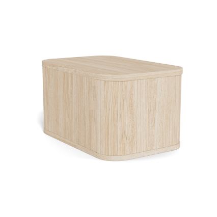 Szafka nocna MADERA 46x30 cm biały dąb