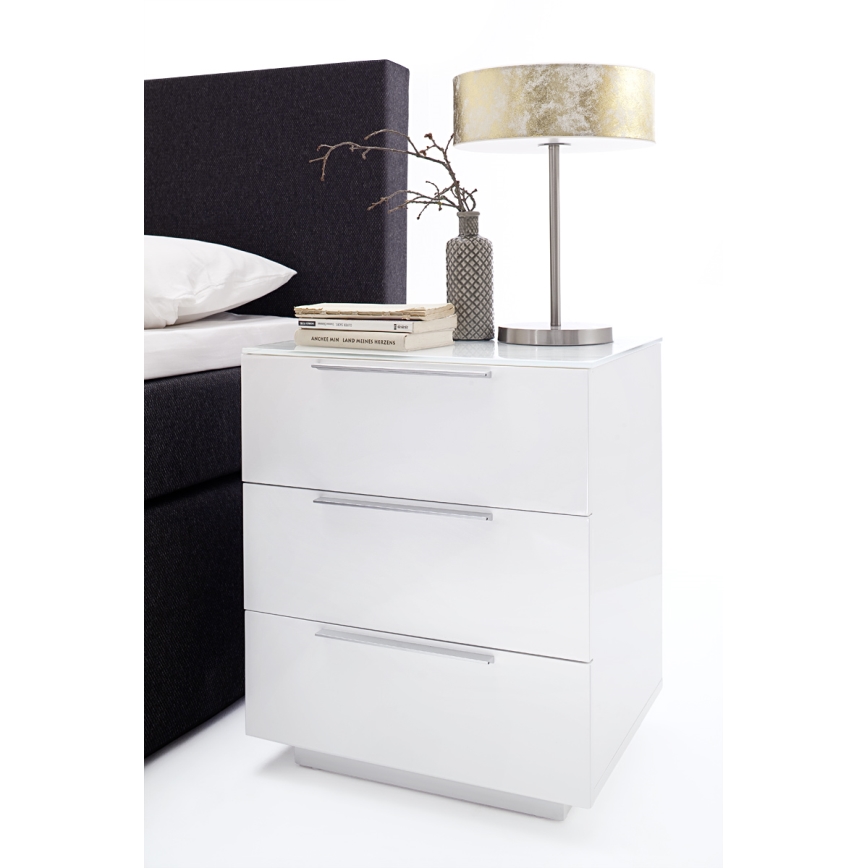 Szafka nocna ROCKY XXL biała