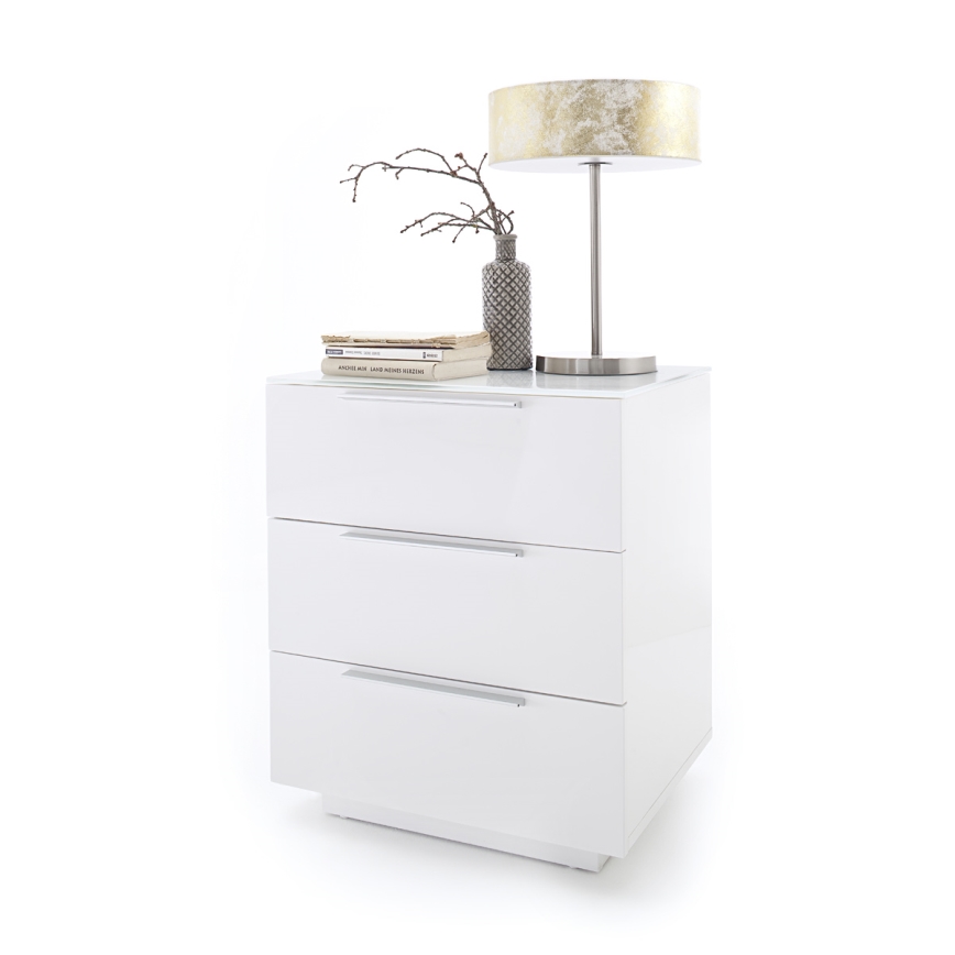 Szafka nocna ROCKY XXL biała