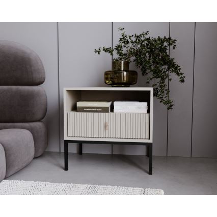 Szafka nocna SUE beżowy/kaszmir