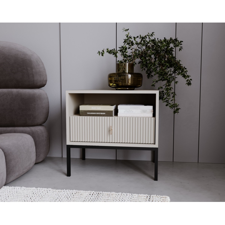 Szafka nocna SUE beżowy/kaszmir