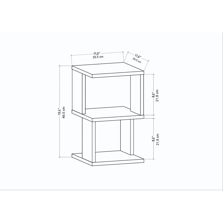 Szafka nocna ZUNA antracyt