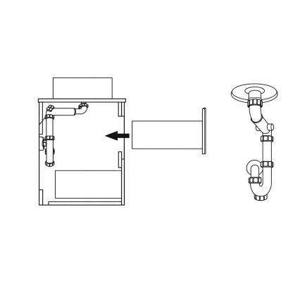 Szafka pod umywalkę TRONDHEIM 90 cm antracyt