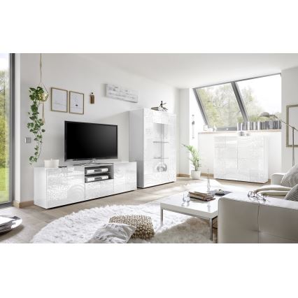 Szafka RTV ARIA biała