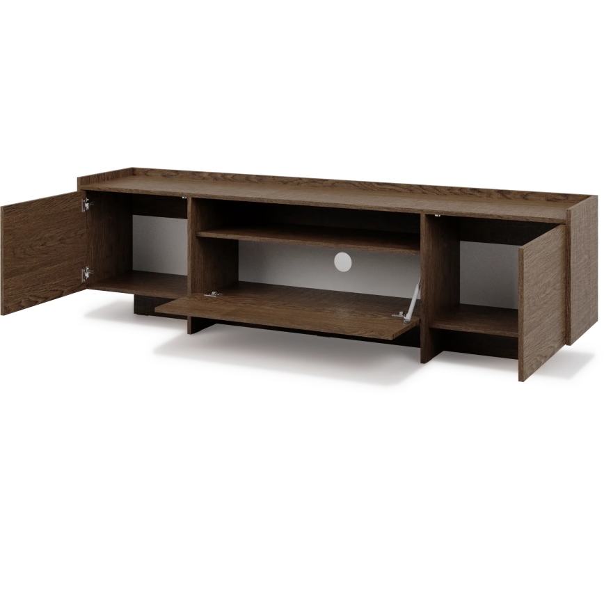 Szafka RTV KEMI 197x57 cm dąb