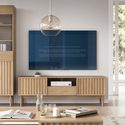 Szafka RTV KIOTO 159x53 cm dąb Cremona