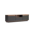 Szafka RTV KREDE 160x30 cm antracyt/sosna