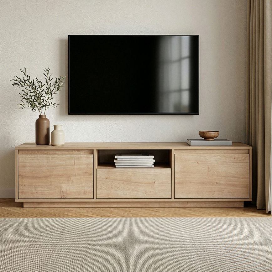 Szafka RTV KREDE 160x30 cm dąb