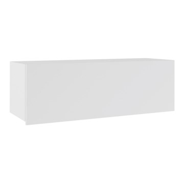 Szafka ścienna PAVO 35x105 cm błyszcząca biała/matowa biała