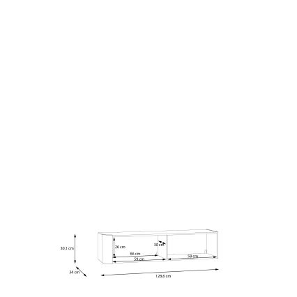 Szafka wisząca INAR beżowa