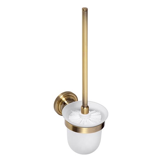 Szczotka do WC 11x37,5 cm, brązowa