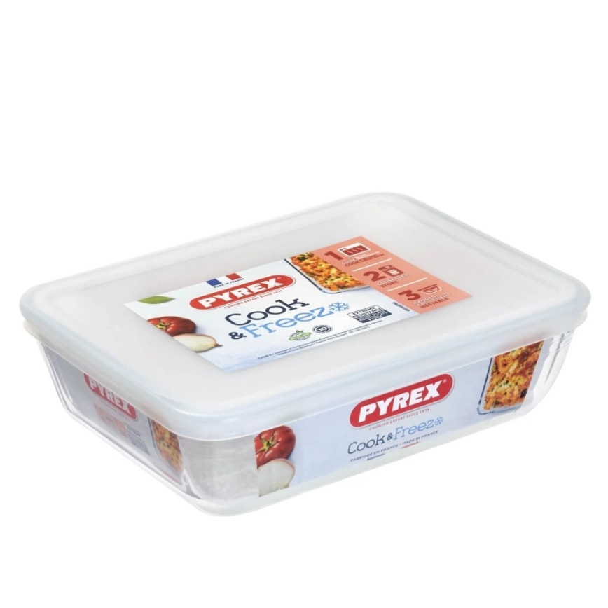 Szklany pojemnik na żywność PYREX 1,5 l