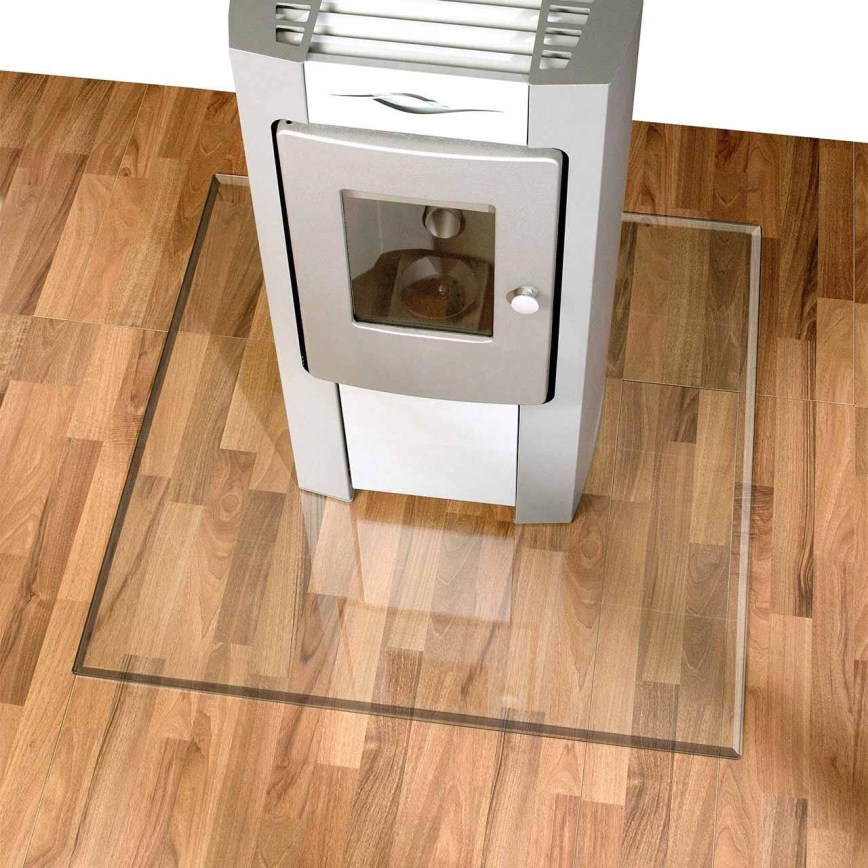 Szkło pod piec 1000x1000x8 mat. kwadrat